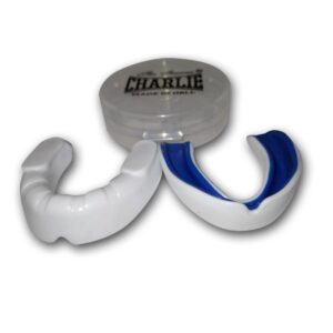 Inicio 5 Protector bucal gel bicapa blanco-azul